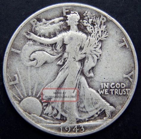 1943 50c Walking Liberty Half Dollar Coin