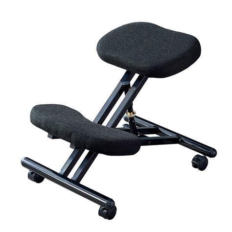 Buy BOJU Black Ergonomic Kneeling Chair Stool for Posture Back Office ...