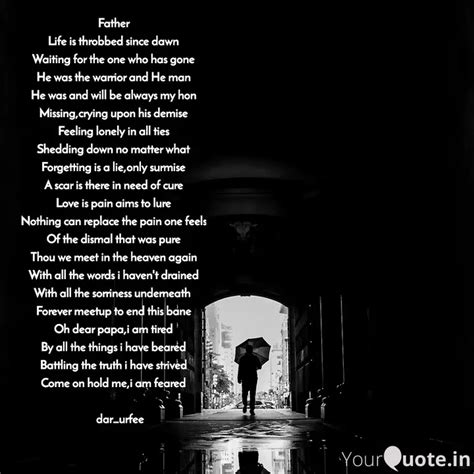 Father Life is throbbed s... | Quotes & Writings by dar Urfee | YourQuote