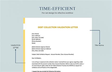 Debt Collection Validation Letter 的图像结果