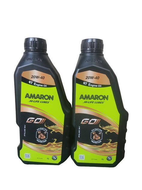 Amaron - Go - 20W40 Engine Oil for Motorcycles - Combo of 2 (1L + 1L ...