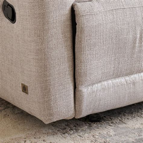 Buy Lambert Fabric 1-Seater Rocking Recliner - Beige from Home Centre ...