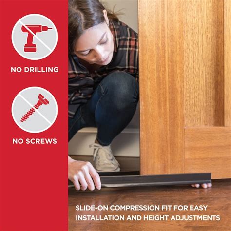 M-D 3-ft x 1-3/4-in White Cinch Slide-on Vinyl Door Weatherstrip 43336 ...