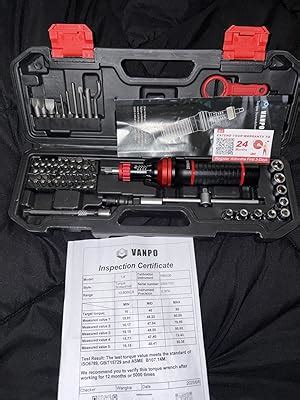 VANPO Torque Screwdriver Set, 64 Pieces 1080 in-lb India | Ubuy