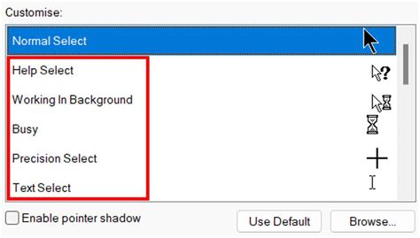 Image result for Changing Mouse Pointer