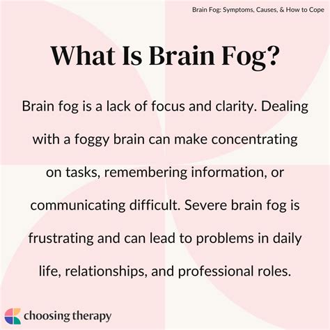 Brain Fog: Symptoms, Causes, & How to Cope