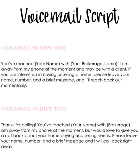 Voice Message Script 的图像结果