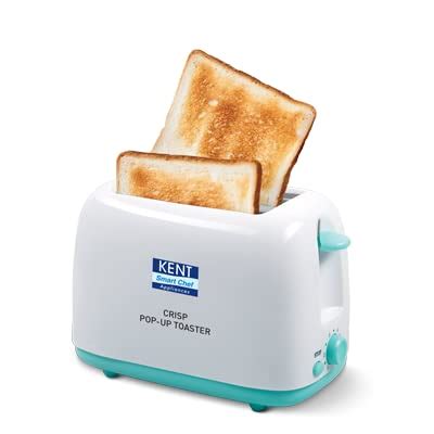 Buy KENT 16105 Crisp Pop Up Toaster 700W | 2 Slice Automatic Pop up ...