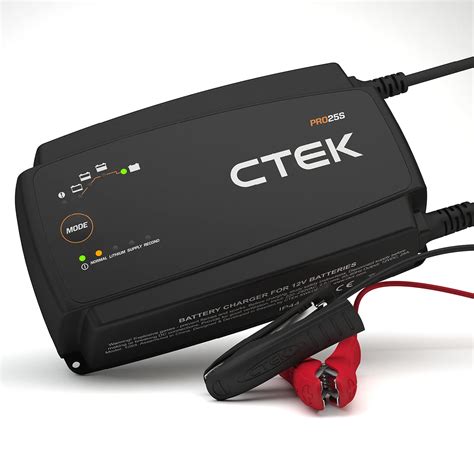 Buy CTEK PRO25S, 25A, 12V Battery Charger and Power Supply, Battery ...