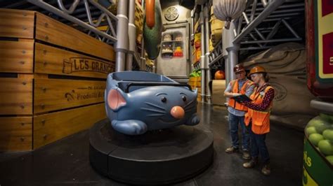 First Look: Ride vehicle of 'Remy's Ratatouilli Adventure' revealed at ...
