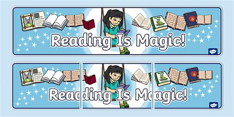 Image result for Simple Poster On Reading Is Magic