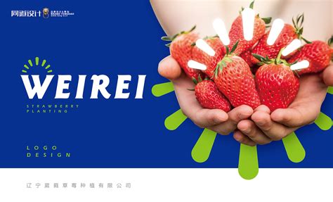 草莓品牌logo设计葳蕤草莓×同道设计 打造高端草莓品牌|Graphic Design|Logo|同道设计SONG_Original作品-站酷 ...