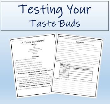Image result for Taste Test Experiment