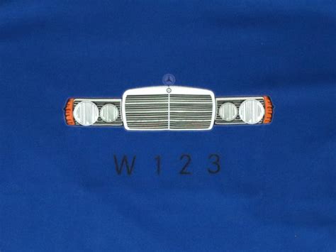 Mercedes-Benz W123 design blue T Shirt | Scale Arts India