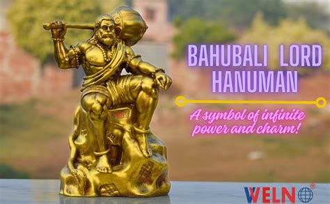 Buy WELNO, Premium Bahubali Hanuman Sitting on Mountain Idol Car ...