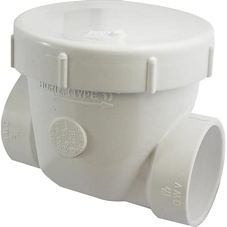 Canplas 223281W PVC Backwater Valve, 1-1/2-Inch : Amazon.in: Home ...