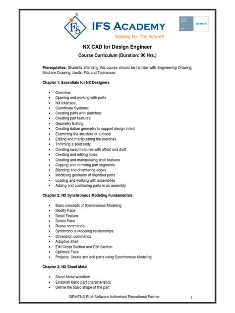 Image result for NX CAD Software Tutorials PDF