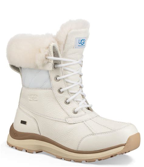 Lyst - UGG Adirondack Iii Quilted Winter Waterproof Boots in White