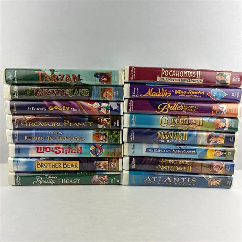 Walt Disney Pictures Presents Animated Movie Classics VHS Tape (You Pick Titles) | eBay