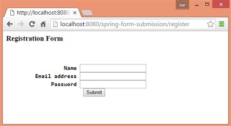 Spring MVC Form Text Field 的图像结果