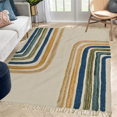 DEPOT HAND EMBROIDERED COTTON RUG – Art Avenue
