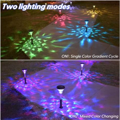 Image result for Color Changing Solar Path Lights