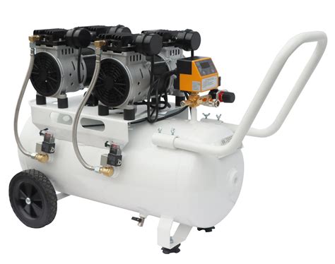 4.0HP 90L Oil Free, Digital, Silent, Portable, Oil-Less Air Compressor ...