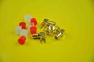 RANDWICK 5pcs RP SMA Female Connector PCB Mount Right Angle RF Coax ...