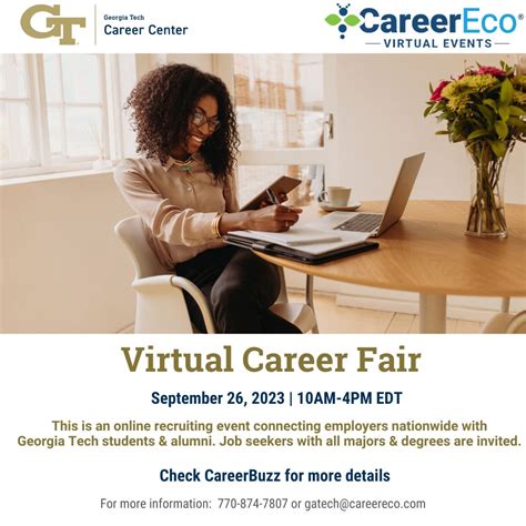 Georgia Tech Career Center on LinkedIn: Plan to attend the Virtual Career Fair! This online ...