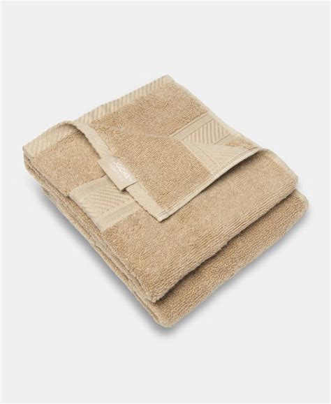 Buy Cotton Terry Ultrasoft and Durable Solid Hand Towel - Camel (Pack ...
