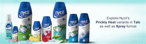 Nycil Germ Expert Prickly Heat Powder, Pack of 150gm+60gm, Assorted ...