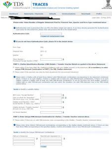 How to download consolidation and justification file from TRACES