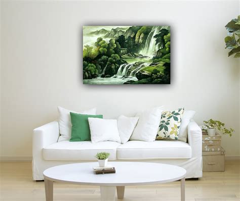 Enhance Your Home's Vastu with a Stunning Waterfall Painting" | ArtFactory