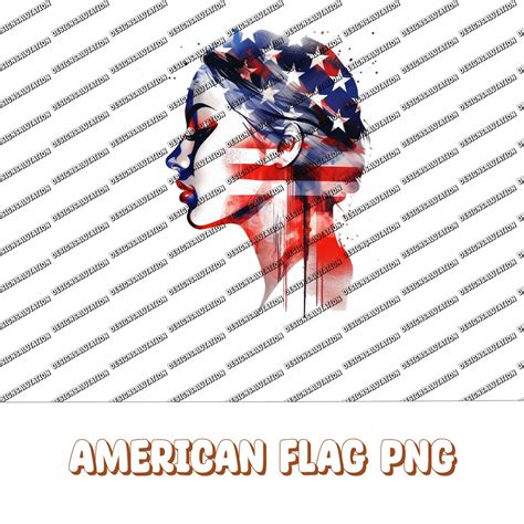 American Flag PNG, Colorful American Flag, American Flag, Digital Download, Sublimation Designs ...