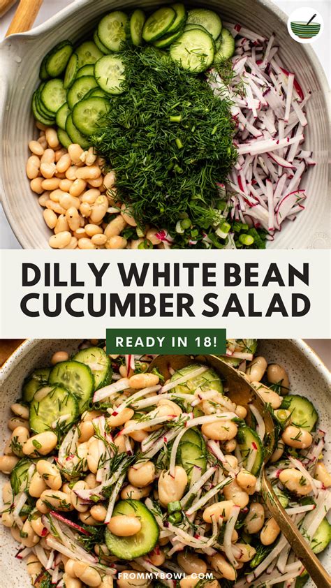 Dilly white bean cucumber salad – Artofit