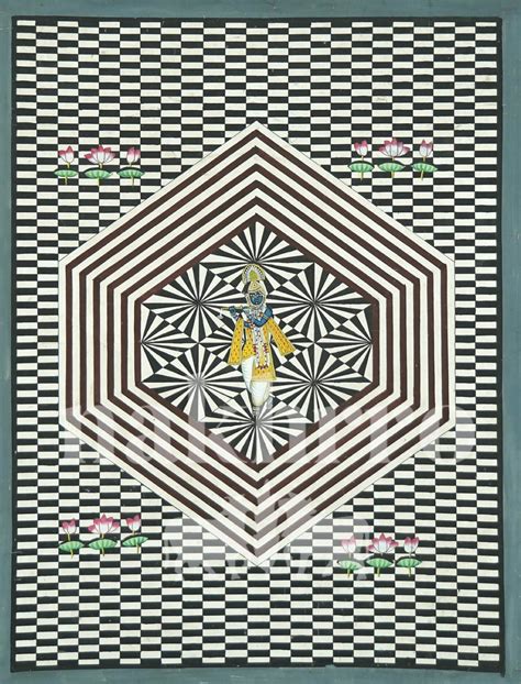 Original Shrinathji Pichwai – Hand-Painted on Cotton Cloth | Sacred ...