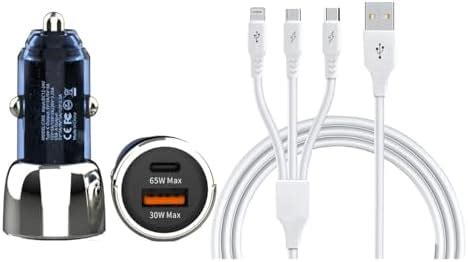 65W Car Charger for Hyundai i20 Asta Turbo DCT Dual USB Port USB+PD ...