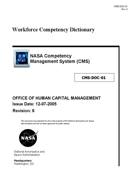 Image result for NASA Competency Model