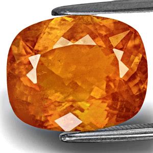 8.61-Carat Lustrous Deep Orange Clinohumite from Pamir Mountains ...