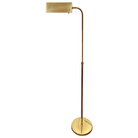 Mid Century Brass Floor Lamp at 1stDibs