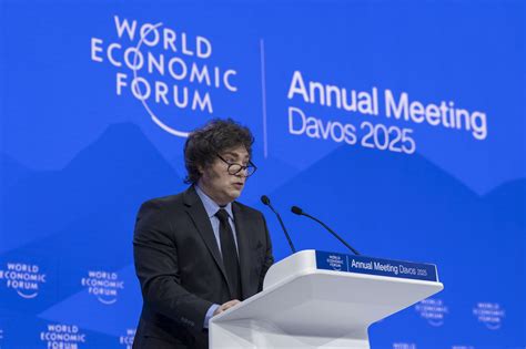 Davos 2025: Speech by Javier Milei, President of Argentina | World ...