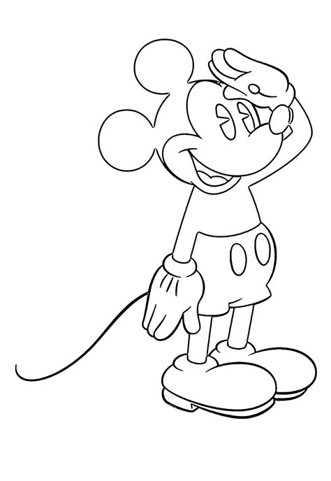 Graffiti Mickey Mouse Coloring Pages