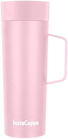 InstaCuppa Vacuum Insulated Travel Mug, Stainless Steel Double Walled ...