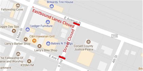 Copperas Cove: Traffic rerouted for revitalization project work