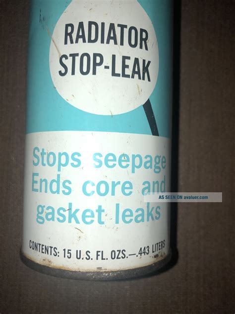Vintage RARE BARDAHL “RADIATOR STOP LEAK” CAN 1950’s ? L@@K Atomic Era | #43364670