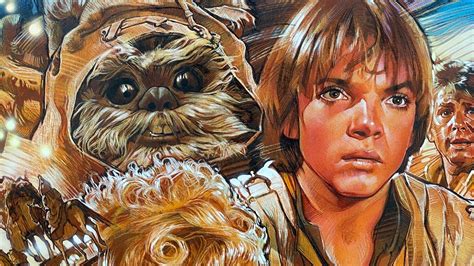 STAR WARS Poster Artist Drew Struzan Shares Original Art For THE EWOK ...