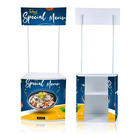 World of Wish Promotional Demo Table with Your Custom Print,Trade Show ...