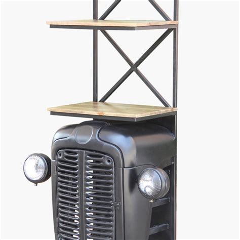 Buy Froggy Black Metal Multipurpose Bar Curio Cabinet with 3 Shelves ...
