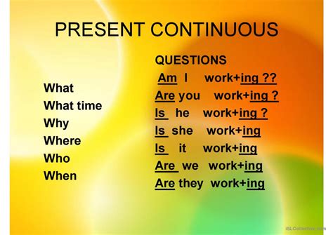 Present Continuous Tense Examples 的图像结果