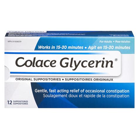 Colace Glycerin Suppositories - 12